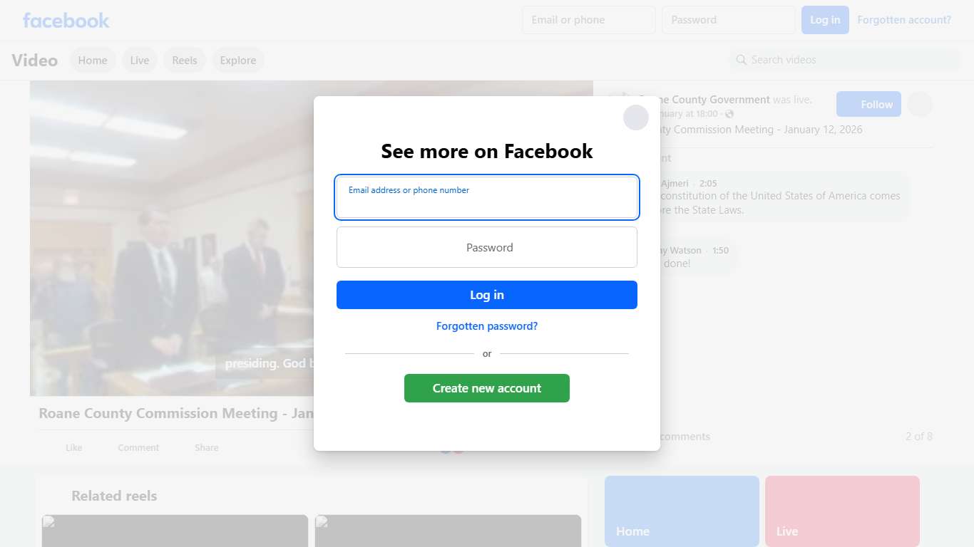 Roane County Commission Meeting - January 12, 2026 Roane County Government Facebook